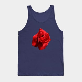 The Perfect Red Rose Photograph Cut Out Tank Top